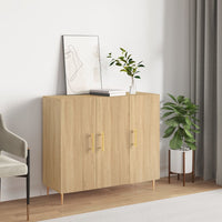 Thumbnail for Sideboard Sonoma-Eiche 90x34x80 cm Holzwerkstoff