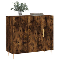 Thumbnail for Sideboard Räuchereiche 90x34x80 cm Holzwerkstoff