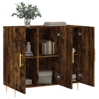 Thumbnail for Sideboard Räuchereiche 90x34x80 cm Holzwerkstoff