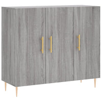 Thumbnail for Sideboard Grau Sonoma 90x34x80 cm Holzwerkstoff