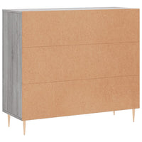 Thumbnail for Sideboard Grau Sonoma 90x34x80 cm Holzwerkstoff