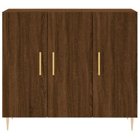 Thumbnail for Sideboard Braun Eichen-Optik 90x34x80 cm Holzwerkstoff
