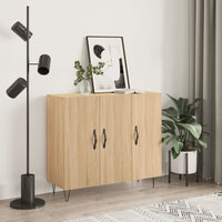 Thumbnail for Sideboard Sonoma-Eiche 90x34x80 cm Holzwerkstoff
