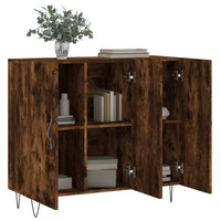 Thumbnail for Sideboard Räuchereiche 90x34x80 cm Holzwerkstoff