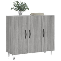 Thumbnail for Sideboard Grau Sonoma 90x34x80 cm Holzwerkstoff