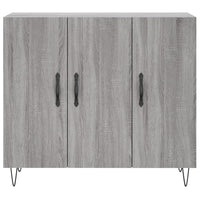 Thumbnail for Sideboard Grau Sonoma 90x34x80 cm Holzwerkstoff