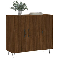 Thumbnail for Sideboard Braun Eichen-Optik 90x34x80 cm Holzwerkstoff