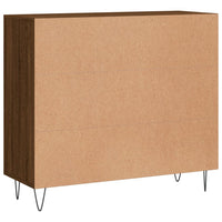 Thumbnail for Sideboard Braun Eichen-Optik 90x34x80 cm Holzwerkstoff