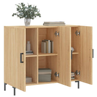 Thumbnail for Sideboard Sonoma-Eiche 90x34x80 cm Holzwerkstoff