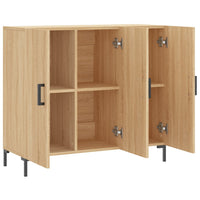 Thumbnail for Sideboard Sonoma-Eiche 90x34x80 cm Holzwerkstoff
