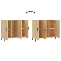 Thumbnail for Sideboard Sonoma-Eiche 90x34x80 cm Holzwerkstoff