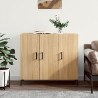 Thumbnail for Sideboard Sonoma-Eiche 90x34x80 cm Holzwerkstoff