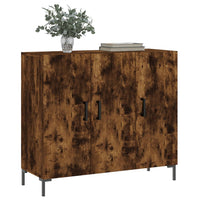 Thumbnail for Sideboard Räuchereiche 90x34x80 cm Holzwerkstoff