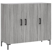 Thumbnail for Sideboard Grau Sonoma 90x34x80 cm Holzwerkstoff
