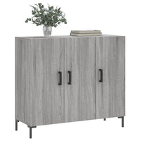 Thumbnail for Sideboard Grau Sonoma 90x34x80 cm Holzwerkstoff