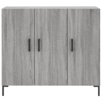 Thumbnail for Sideboard Grau Sonoma 90x34x80 cm Holzwerkstoff
