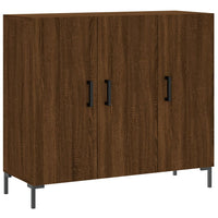 Thumbnail for Sideboard Braun Eichen-Optik 90x34x80 cm Holzwerkstoff