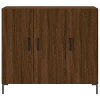 Thumbnail for Sideboard Braun Eichen-Optik 90x34x80 cm Holzwerkstoff