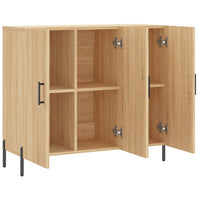 Thumbnail for Sideboard Sonoma-Eiche 90x34x80 cm Holzwerkstoff