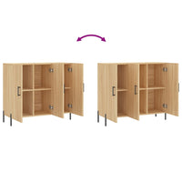 Thumbnail for Sideboard Sonoma-Eiche 90x34x80 cm Holzwerkstoff