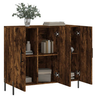 Thumbnail for Sideboard Räuchereiche 90x34x80 cm Holzwerkstoff