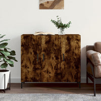 Thumbnail for Sideboard Räuchereiche 90x34x80 cm Holzwerkstoff
