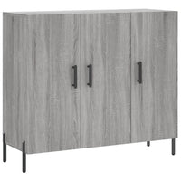 Thumbnail for Sideboard Grau Sonoma 90x34x80 cm Holzwerkstoff