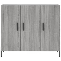 Thumbnail for Sideboard Grau Sonoma 90x34x80 cm Holzwerkstoff