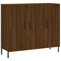 Thumbnail for Sideboard Braun Eichen-Optik 90x34x80 cm Holzwerkstoff