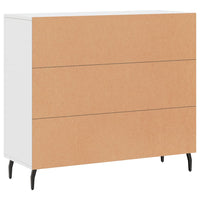 Thumbnail for Sideboard Weiß 90x34x80 cm Holzwerkstoff
