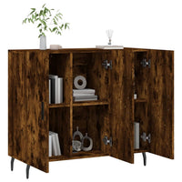 Thumbnail for Sideboard Räuchereiche 90x34x80 cm Holzwerkstoff