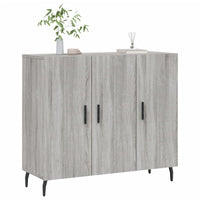 Thumbnail for Sideboard Grau Sonoma 90x34x80 cm Holzwerkstoff