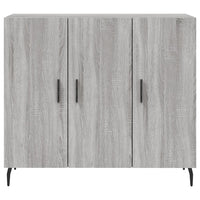 Thumbnail for Sideboard Grau Sonoma 90x34x80 cm Holzwerkstoff