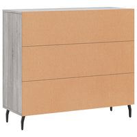 Thumbnail for Sideboard Grau Sonoma 90x34x80 cm Holzwerkstoff