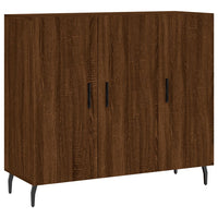 Thumbnail for Sideboard Braun Eichen-Optik 90x34x80 cm Holzwerkstoff