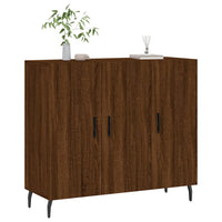 Thumbnail for Sideboard Braun Eichen-Optik 90x34x80 cm Holzwerkstoff