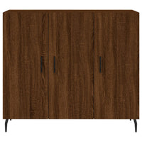 Thumbnail for Sideboard Braun Eichen-Optik 90x34x80 cm Holzwerkstoff
