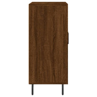 Thumbnail for Sideboard Braun Eichen-Optik 90x34x80 cm Holzwerkstoff
