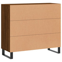 Thumbnail for Sideboard Braun Eichen-Optik 90x34x80 cm Holzwerkstoff