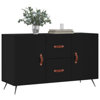 Thumbnail for Sideboard Schwarz 100x36x60 cm Holzwerkstoff