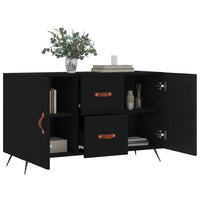 Thumbnail for Sideboard Schwarz 100x36x60 cm Holzwerkstoff