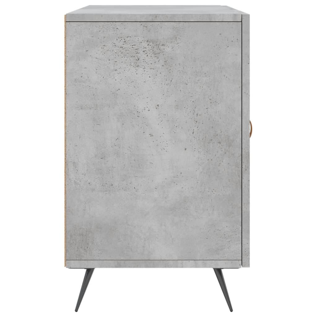 Sideboard Betongrau 100x36x60 cm Holzwerkstoff
