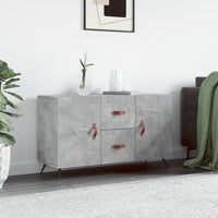 Thumbnail for Sideboard Betongrau 100x36x60 cm Holzwerkstoff