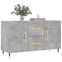 Thumbnail for Sideboard Betongrau 100x36x60 cm Holzwerkstoff