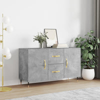 Thumbnail for Sideboard Betongrau 100x36x60 cm Holzwerkstoff