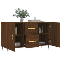 Thumbnail for Sideboard Braun Eichen-Optik 100x36x60 cm Holzwerkstoff