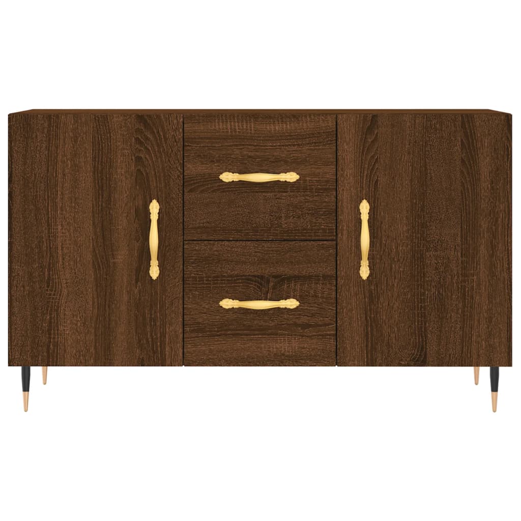 Sideboard Braun Eichen-Optik 100x36x60 cm Holzwerkstoff