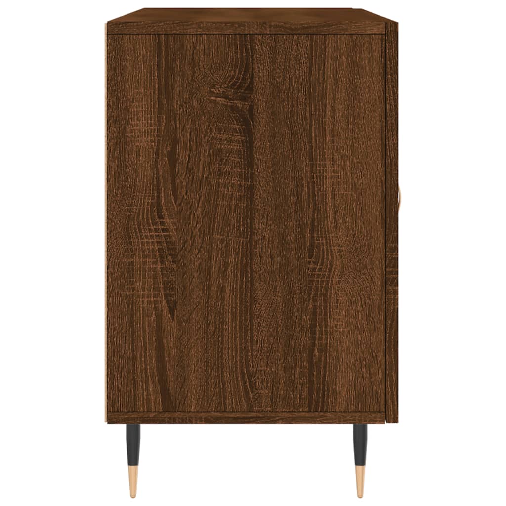 Sideboard Braun Eichen-Optik 100x36x60 cm Holzwerkstoff