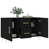 Thumbnail for Sideboard Schwarz 100x36x60 cm Holzwerkstoff