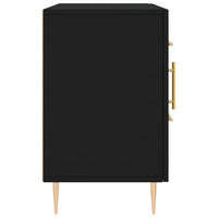 Thumbnail for Sideboard Schwarz 100x36x60 cm Holzwerkstoff